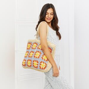 Fame Off The Coast Straw Tote Bag